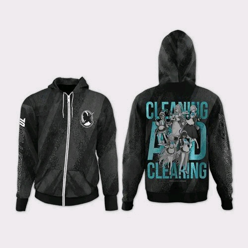 [미개봉] 블루아카이브 C&C 풀프린팅 후드집업--1