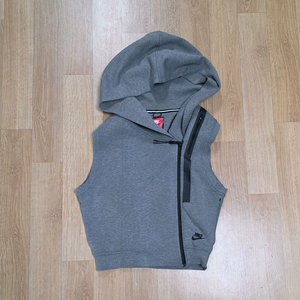 (택포)나이키 테크팩 후드 조끼 그레이 여 S