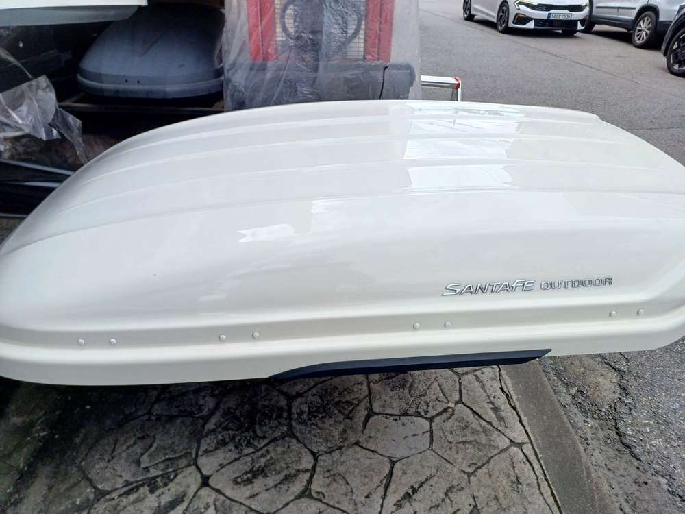 싼타페dm 코토 일체형 루프박스 화이트유광 이미지