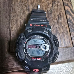 카시오 지샥 GULFMAN 블랙 G9100