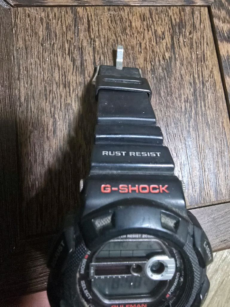 카시오 지샥 GULFMAN 블랙 G9100--1