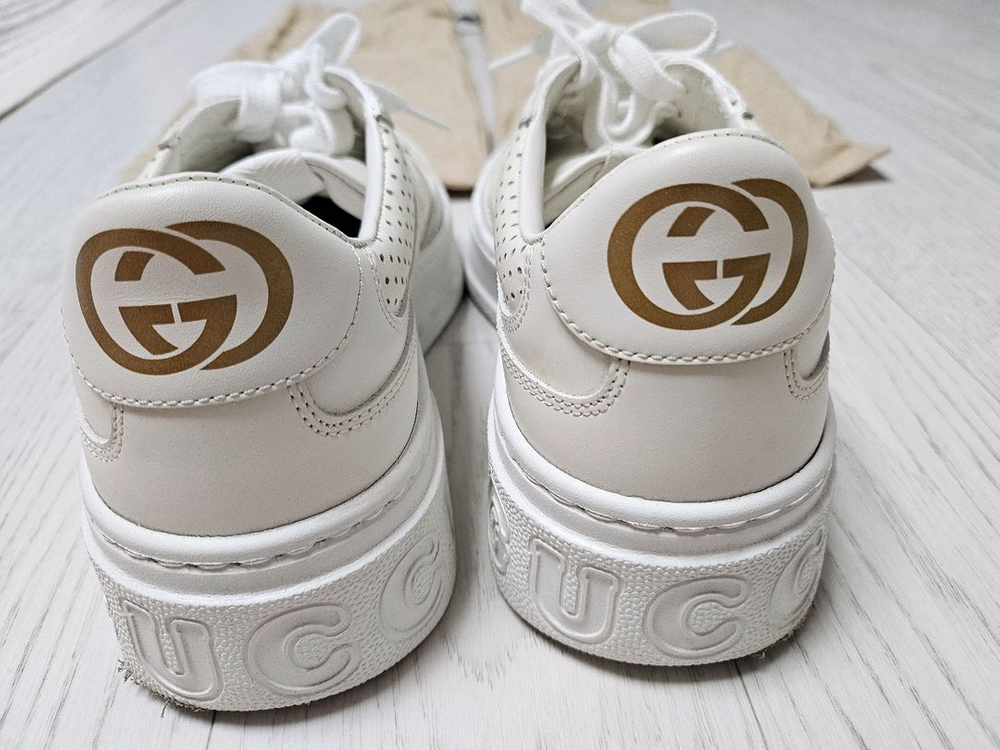 정품구찌로고흰운동화(230)--3