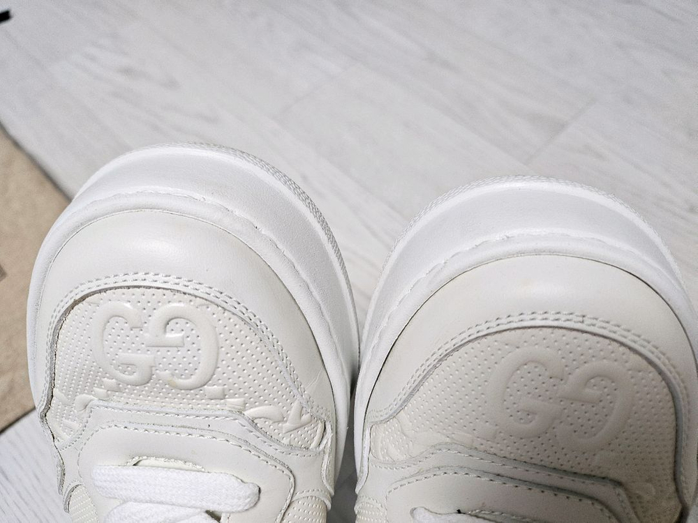 정품구찌로고흰운동화(230)--8