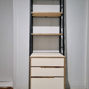 카레클린트 원목 선반 서랍장 이미지