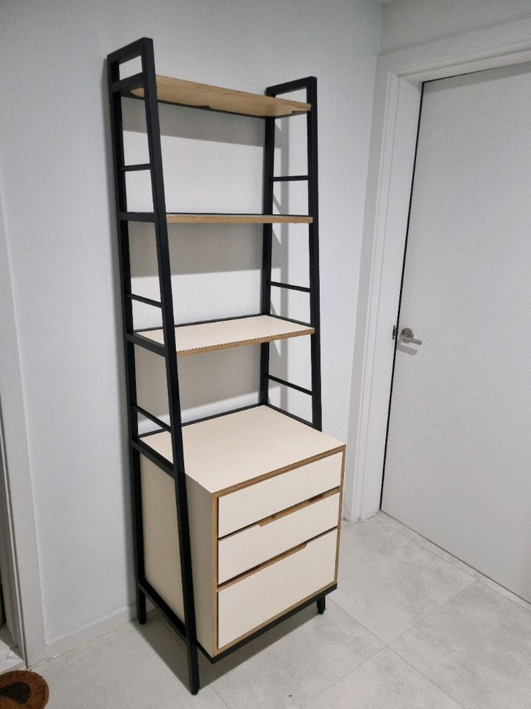 카레클린트 원목 선반 서랍장 이미지