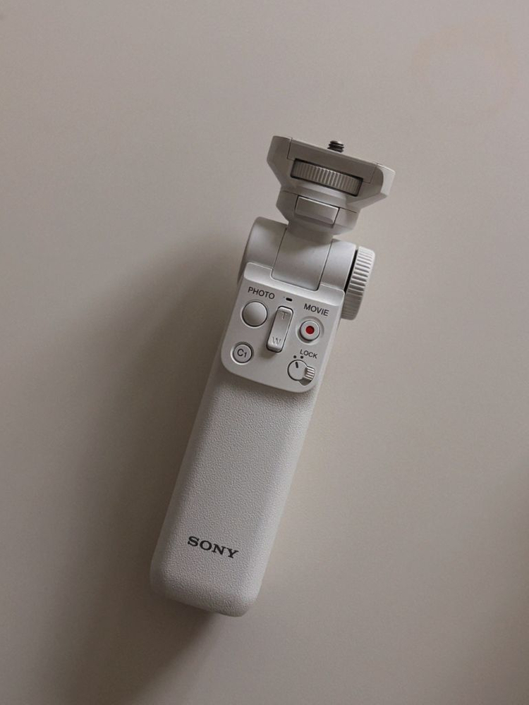 소니 ZV-1F 화이트 + 슈팅 핸드그립, 브이로그 카메라--1