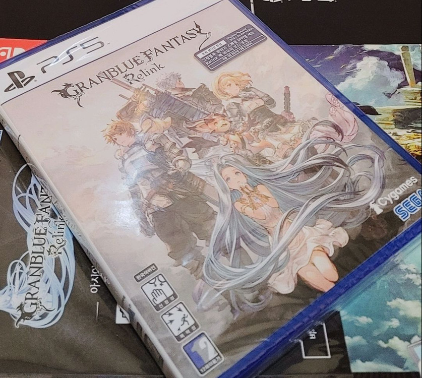 (미개봉/특전)PS5그랑블루판타지 리링크 팝니다!!--2