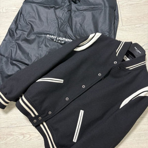 [54] 생로랑 테디 바시티 자켓 국내영수증 풀구성 이미지