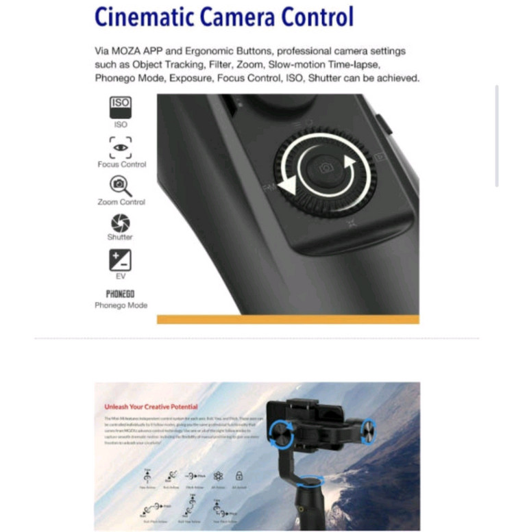 MOZA Mini-MI 스마트폰 짐벌--5