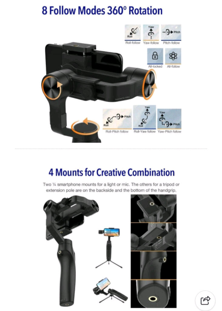 MOZA Mini-MI 스마트폰 짐벌--6