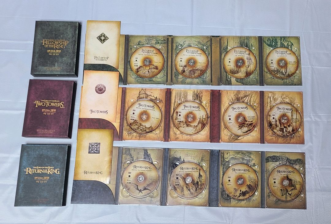 반지의 제왕 스페셜 확장판 DVD 트릴로지 박스 세트 (12 Disc)--6