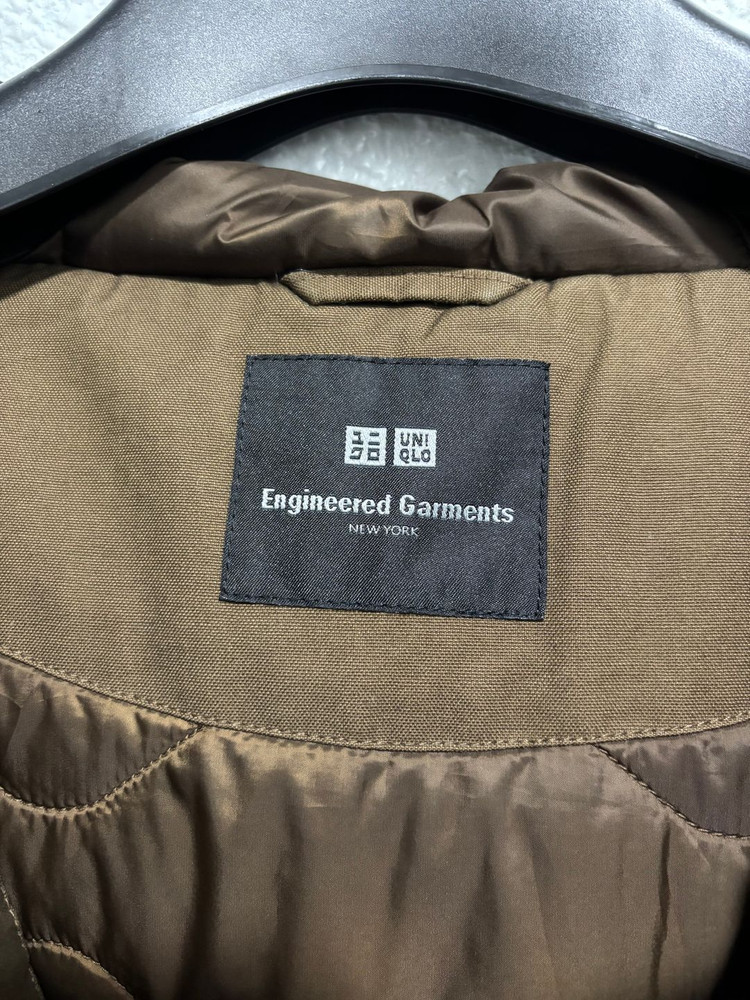 엔지니어드 가먼츠 X 유니클로 퍼프테크 유틸리티 자켓 브라운 XL--7