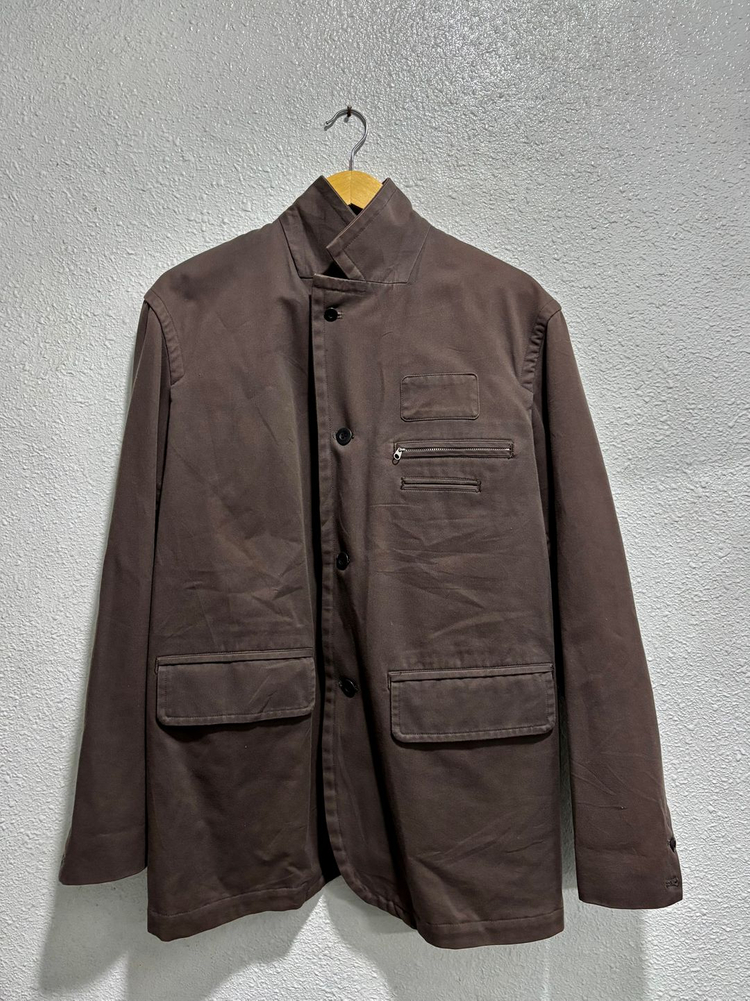 GOMME(고무) 스탠드 칼라 블레이저 자켓--2