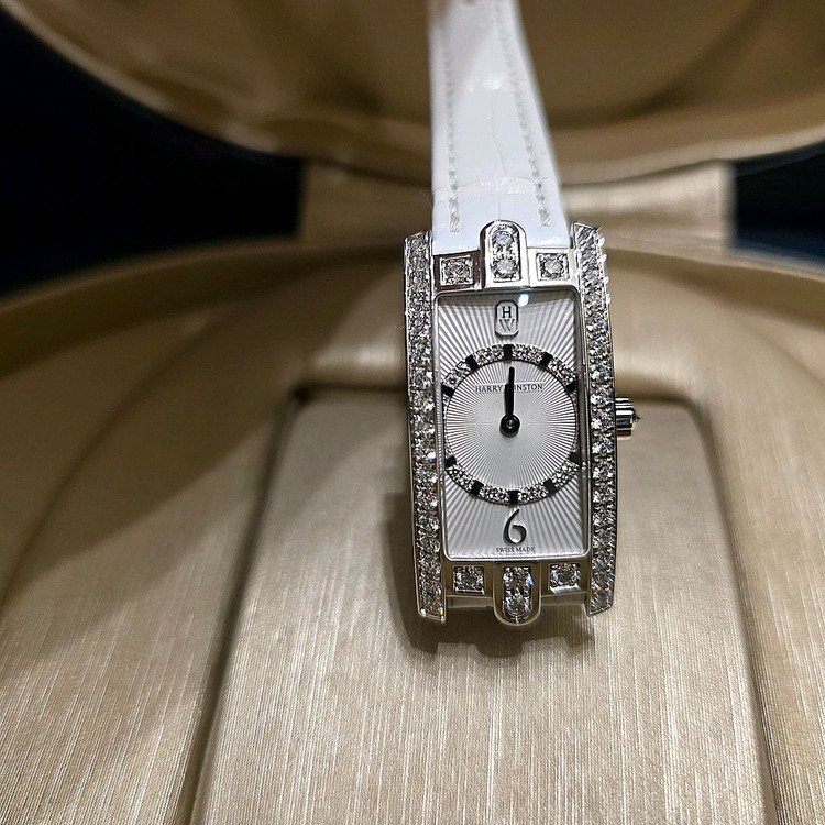 [신품급] 해리 윈스턴 아베뉴 C 아트데코 손목시계 (1.7캐럿 다이아)--2