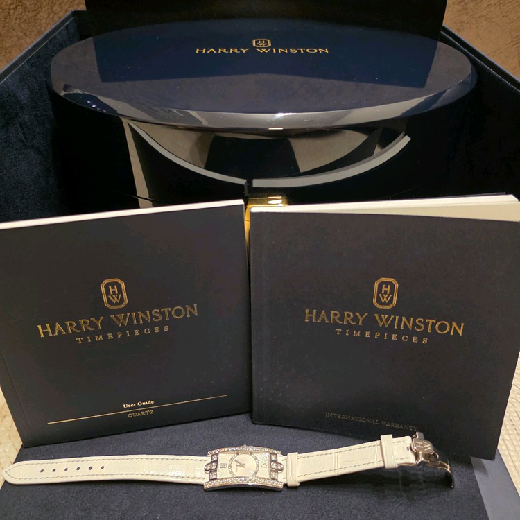 [신품급] 해리 윈스턴 아베뉴 C 아트데코 손목시계 (1.7캐럿 다이아)--8