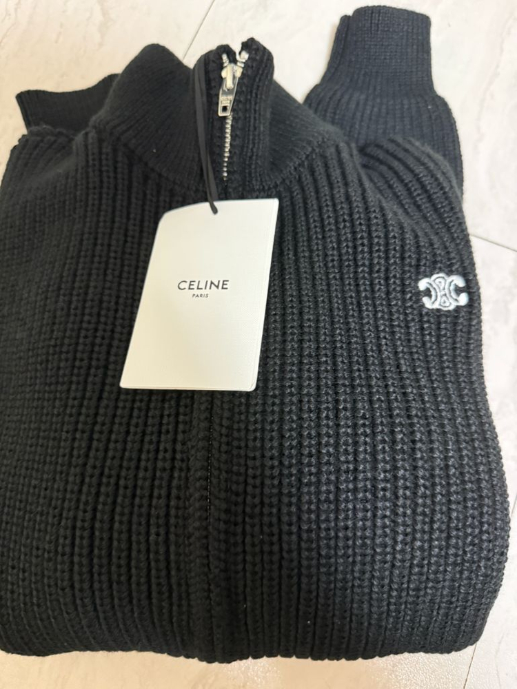 새상품) 셀린느 블랙 니트--4