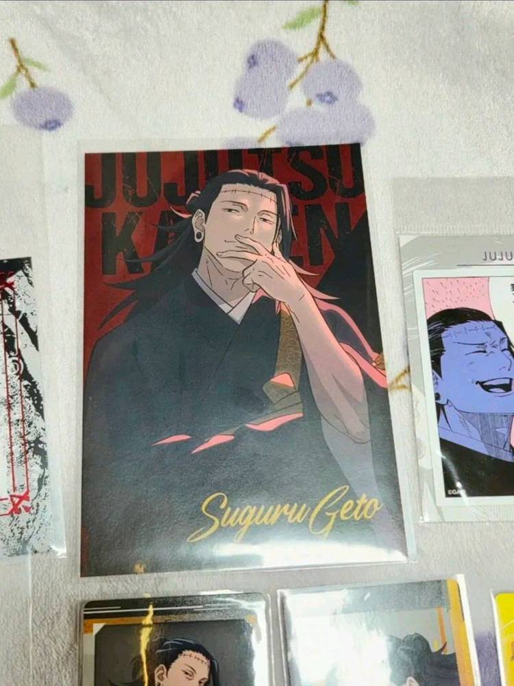 [일괄] 주술회전 시부야사변 켄자쿠 지류 엽서 스냅 카드 특전 카드 등--1