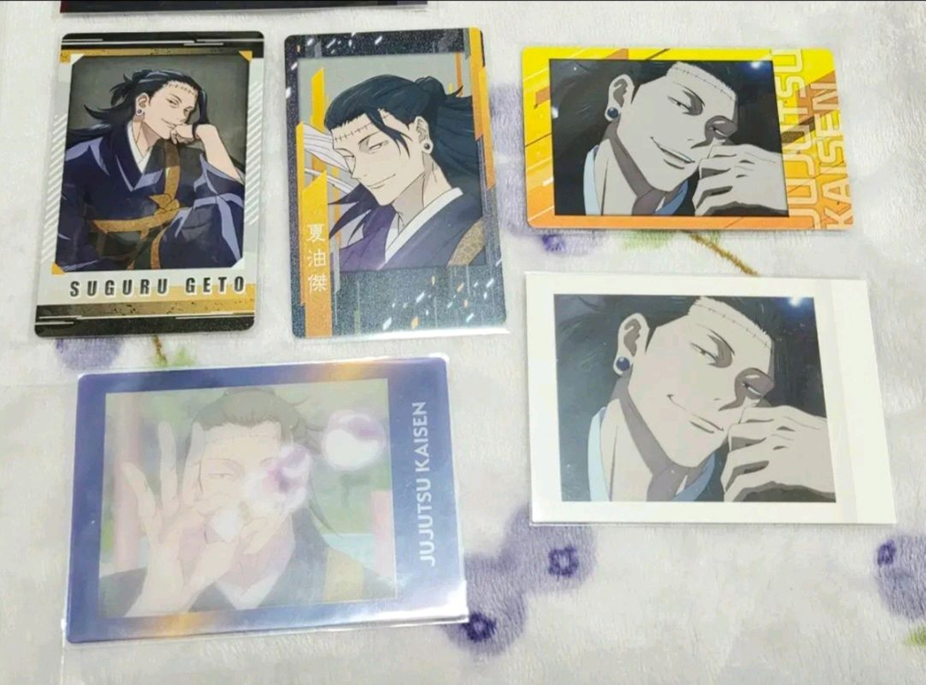 [일괄] 주술회전 시부야사변 켄자쿠 지류 엽서 스냅 카드 특전 카드 등--3