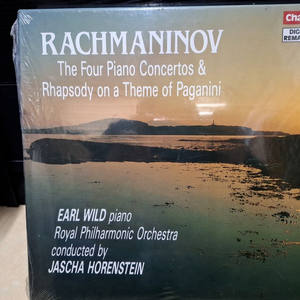 세르게이 라흐마니노프 피아노 협주곡 전곡 & 파가니니 주제에 의한 랩소디 미개봉 LP팝니다