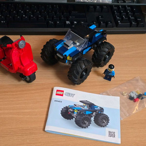 레고 60402(몬스터 트럭) + 40517(베스파) 일괄 판매합니다