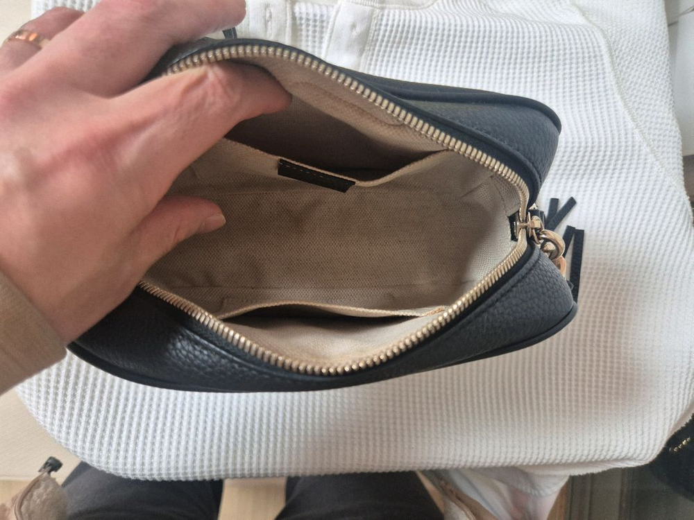 s급)구찌 소호 태슬 레더 디스코백 블랙 722319-A7M0G-1000--4