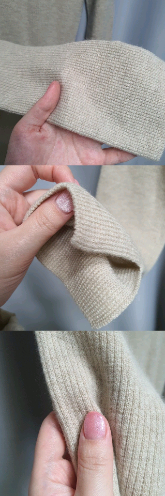 OBZEE 오브제 한섬 트임 니트 원피스 드레스--2