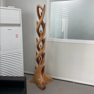 원목 스탠드 옷걸이