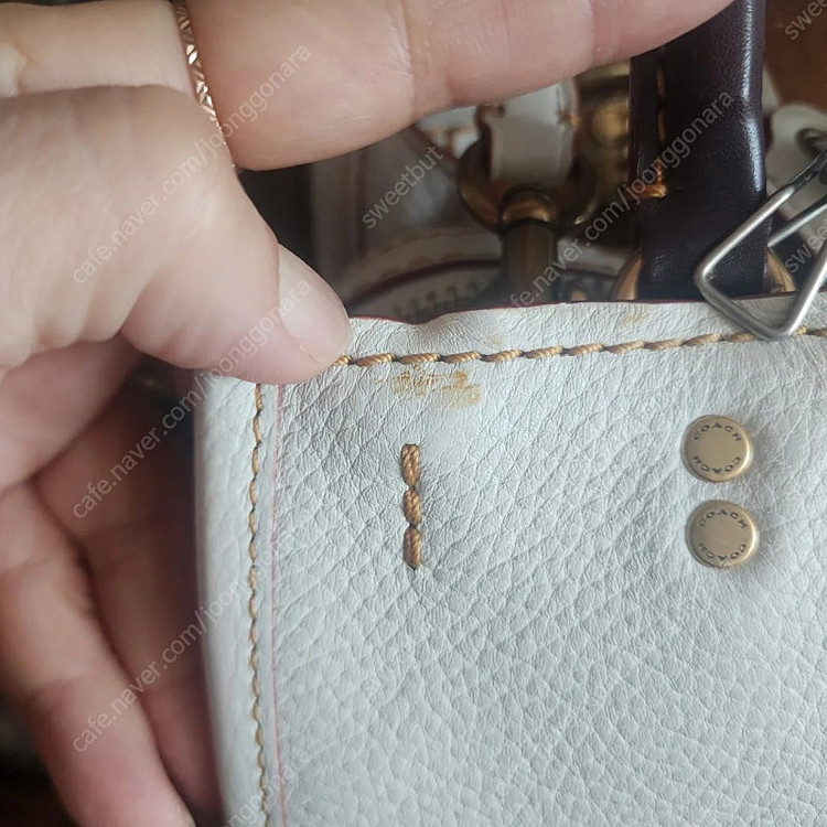 만다리나덕 백팩 코치 핸드백 이미지