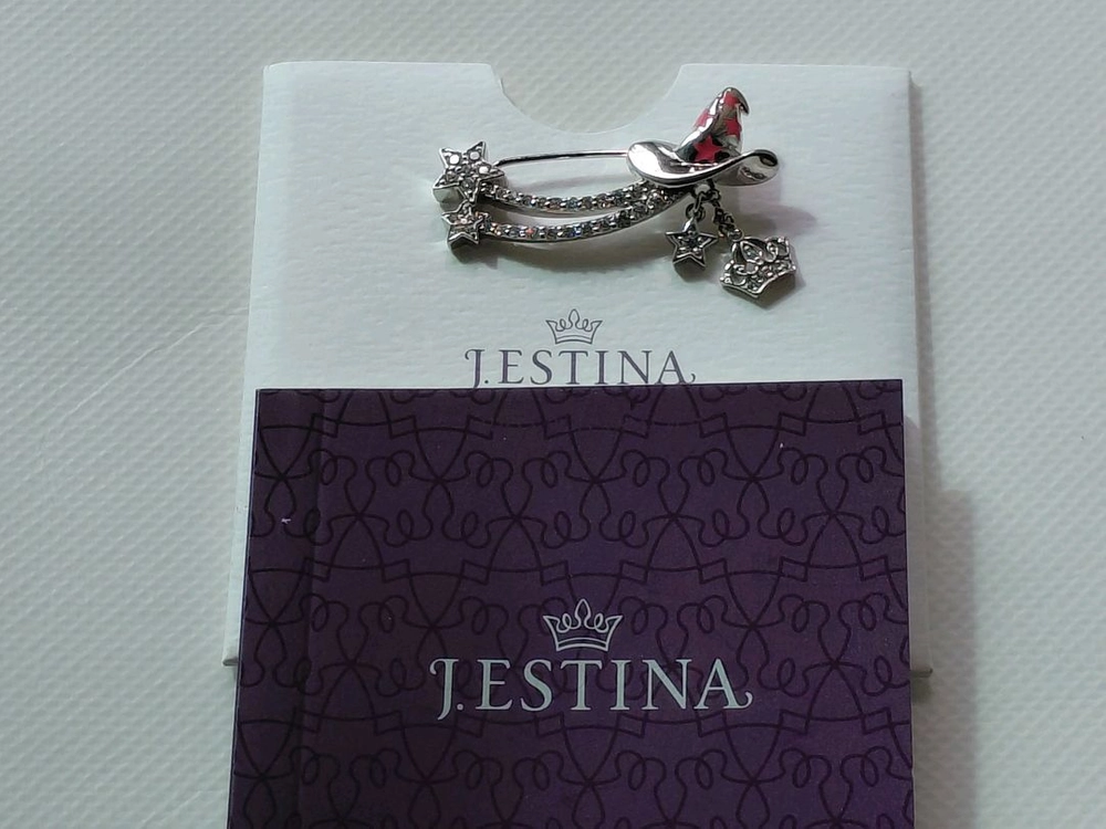 직거래] J.ESTINA (925 실버) [큐빅] 브로치 이미지