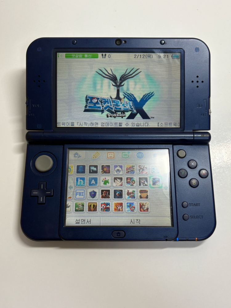 new닌텐도3DS XL뉴큰다수상태 s(배터리 최신 수리, 다수 겜 포함)--1