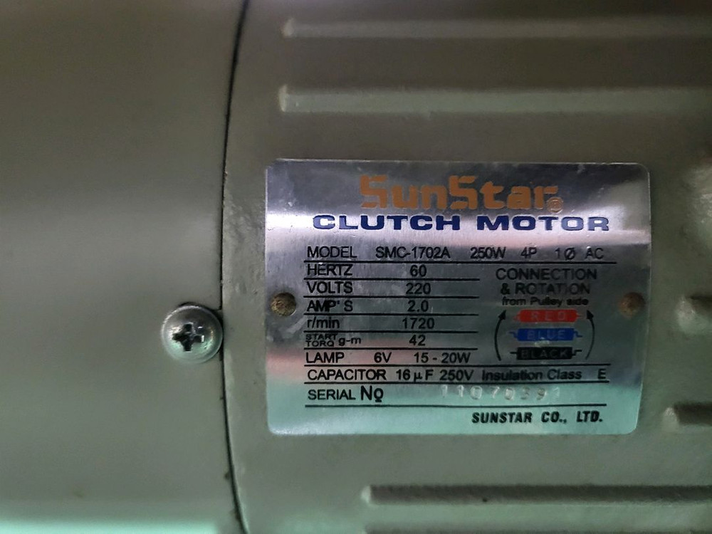 주키 JUKI 공업용 미싱기 + SunStar 모터 본봉--4