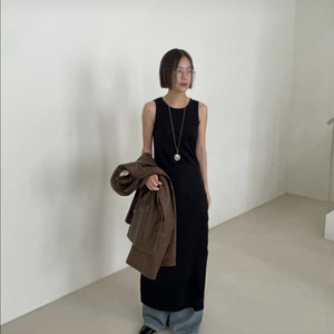 <새상품> 나시 레이어드 원피스 2color