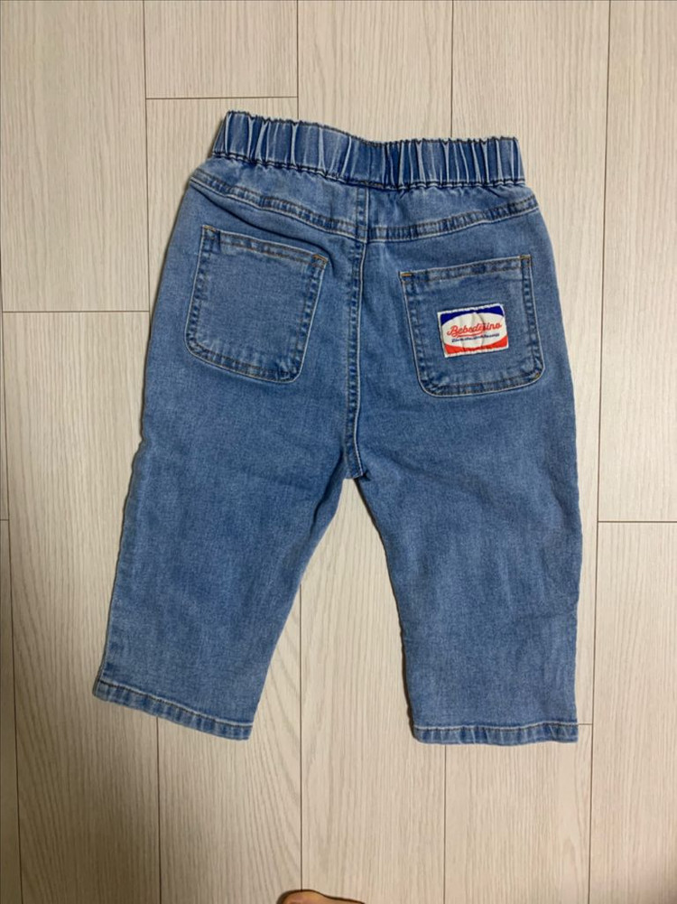 베베드피노 티셔츠, 청바지,바람막이 3종 세트(100)컨디션 좋음 이미지