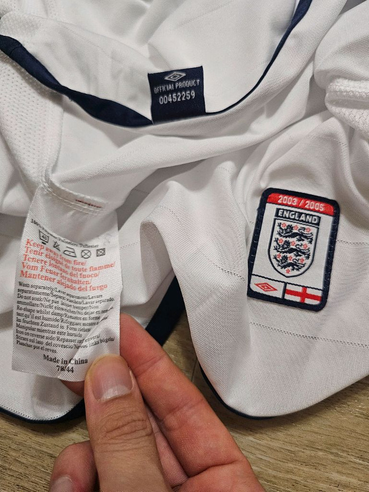 잉글랜드 국가대표 베컴 마킹 올드 유니폼 레트로 유니폼--6