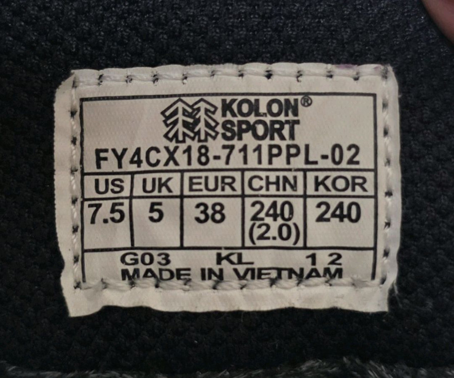 코오롱스포츠 KOLON SPORT 고어텍스 경등산화 트레킹화 여성 240 이미지