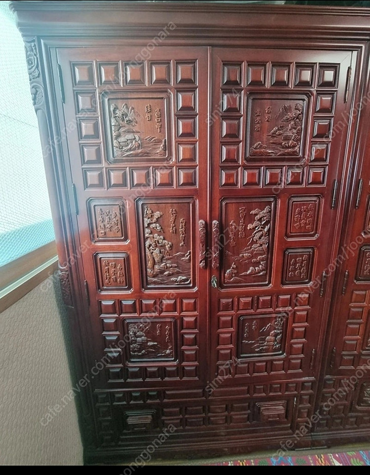 고가구 화류장 12자(붉은색) 팝니다 이미지