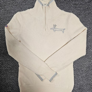 루이까스텔 골프 여성 방풍 반집업 니트 셔츠 90사이즈