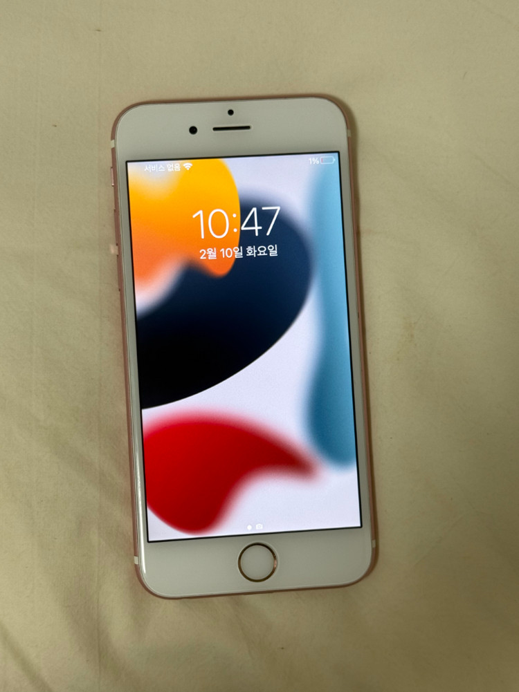 아이폰 6s 로골 로즈골드 16기가 세컨폰 사진용 공기계 판매--1