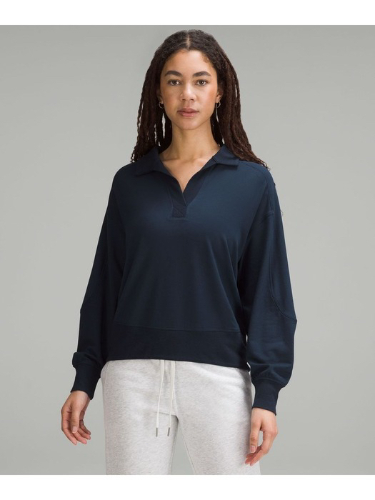 룰루레몬 플리스폴로 풀오버--0