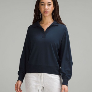 룰루레몬 플리스폴로 풀오버