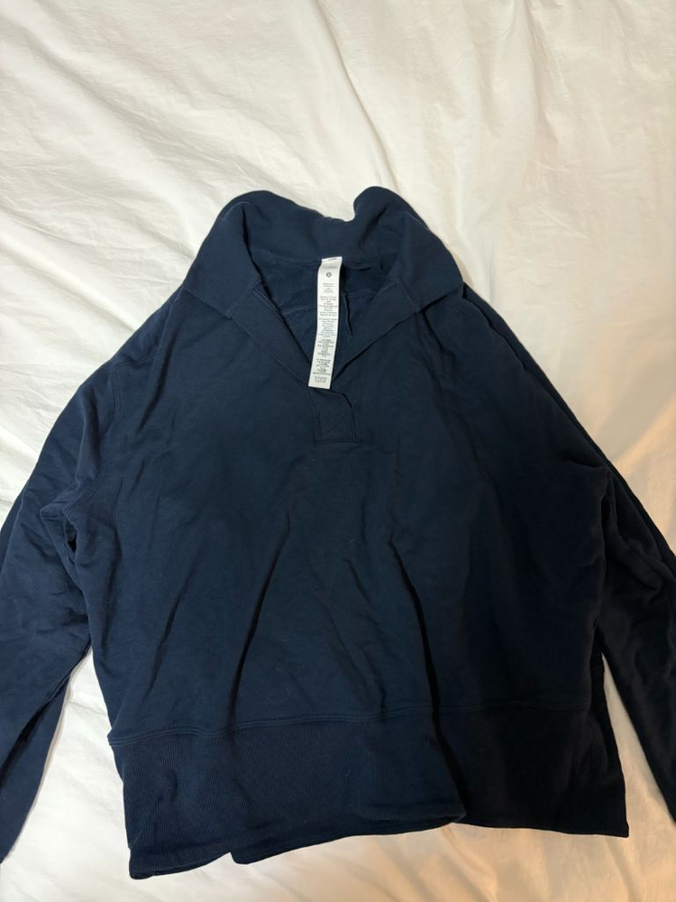 룰루레몬 플리스폴로 풀오버--3