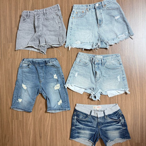 청반바지 5벌 일괄(사이즈 66)