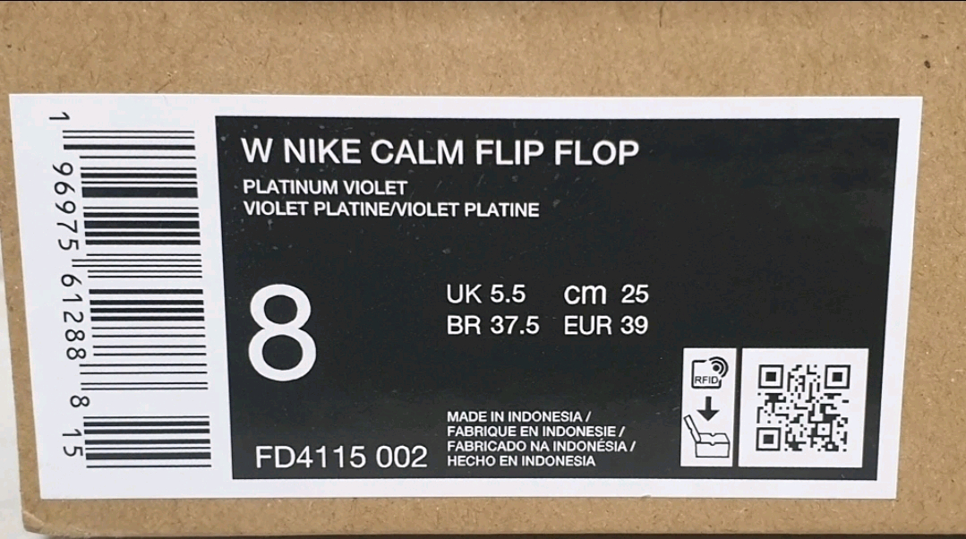 나이키 캄 플립플랍 쪼리 텍달린 박스 그대로 새상품--6