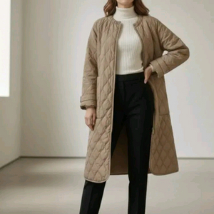 잇미샤 퀼팅 다운 롱패딩 66사이즈