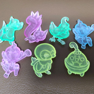 옛날 포켓몬스터 DP 고무딱지 10장 일괄 이미지