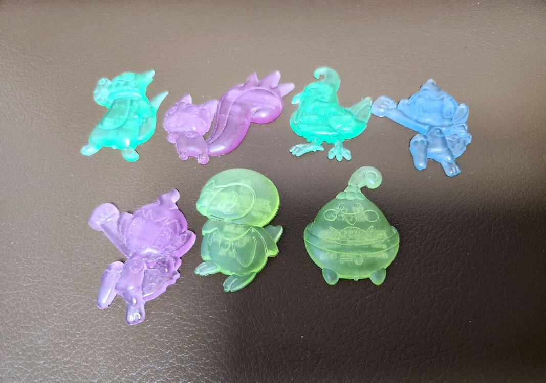 옛날 포켓몬스터 DP 고무딱지 10장 일괄 이미지