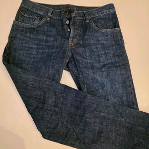 프라다 청바지 버튼 데님팬츠