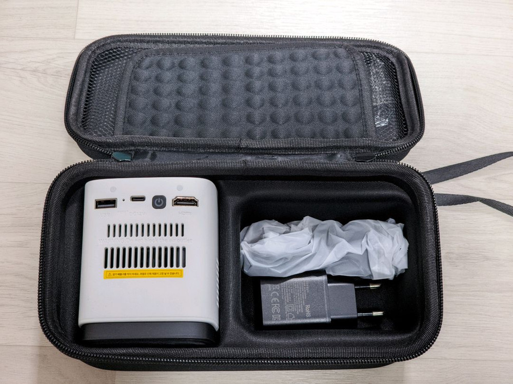 블릭 큐브 S 미니 포터블 빔프로젝터 세트 판매 스마트빔--3