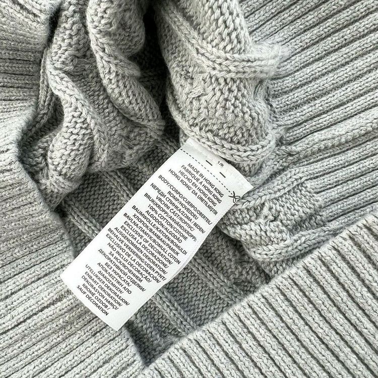 폴로 케이블 니트 코튼 스웨터--4