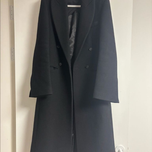 렉토 테일러드 더블브레스트 코트 블랙(정가60) 수지코트 이미지